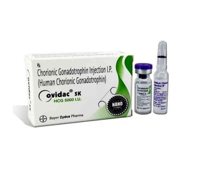 Buy Ovidac (HCG) 5000 IU/Amp + 1 Amp Solvent